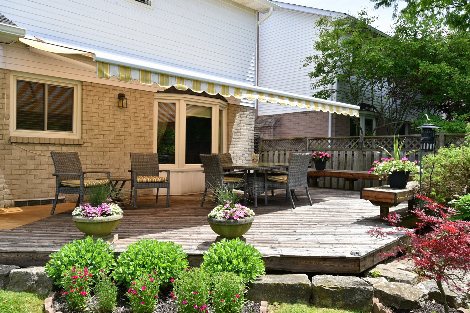Back Deck with Awning