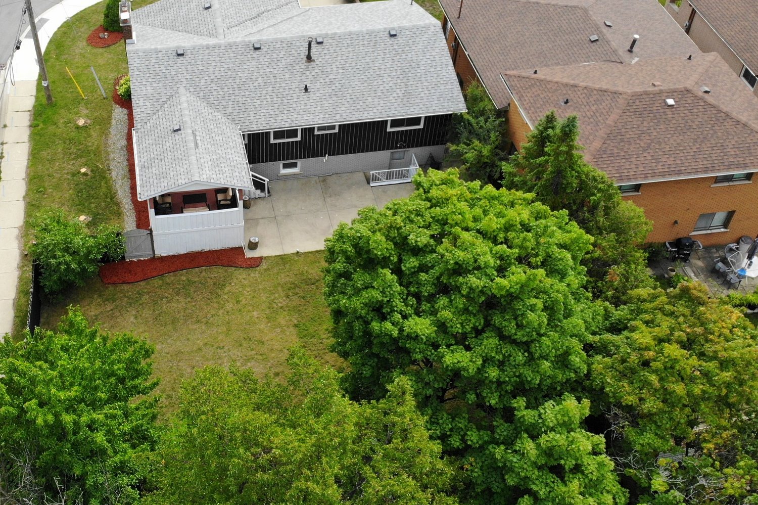 Backyard Aerial View