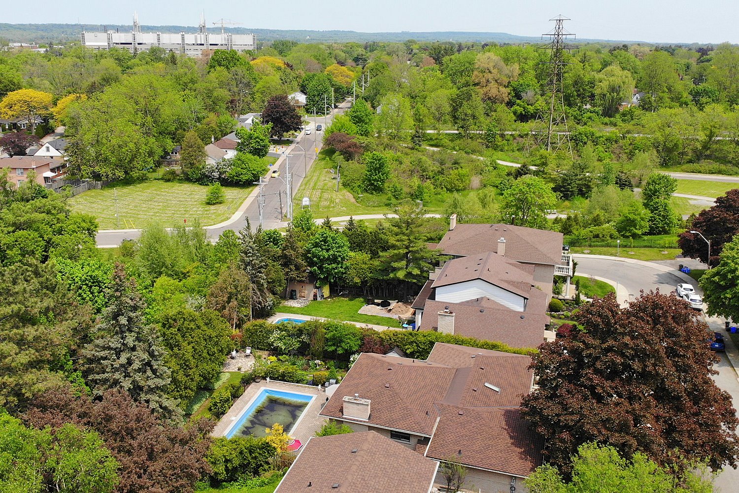 Backyard Aerial View