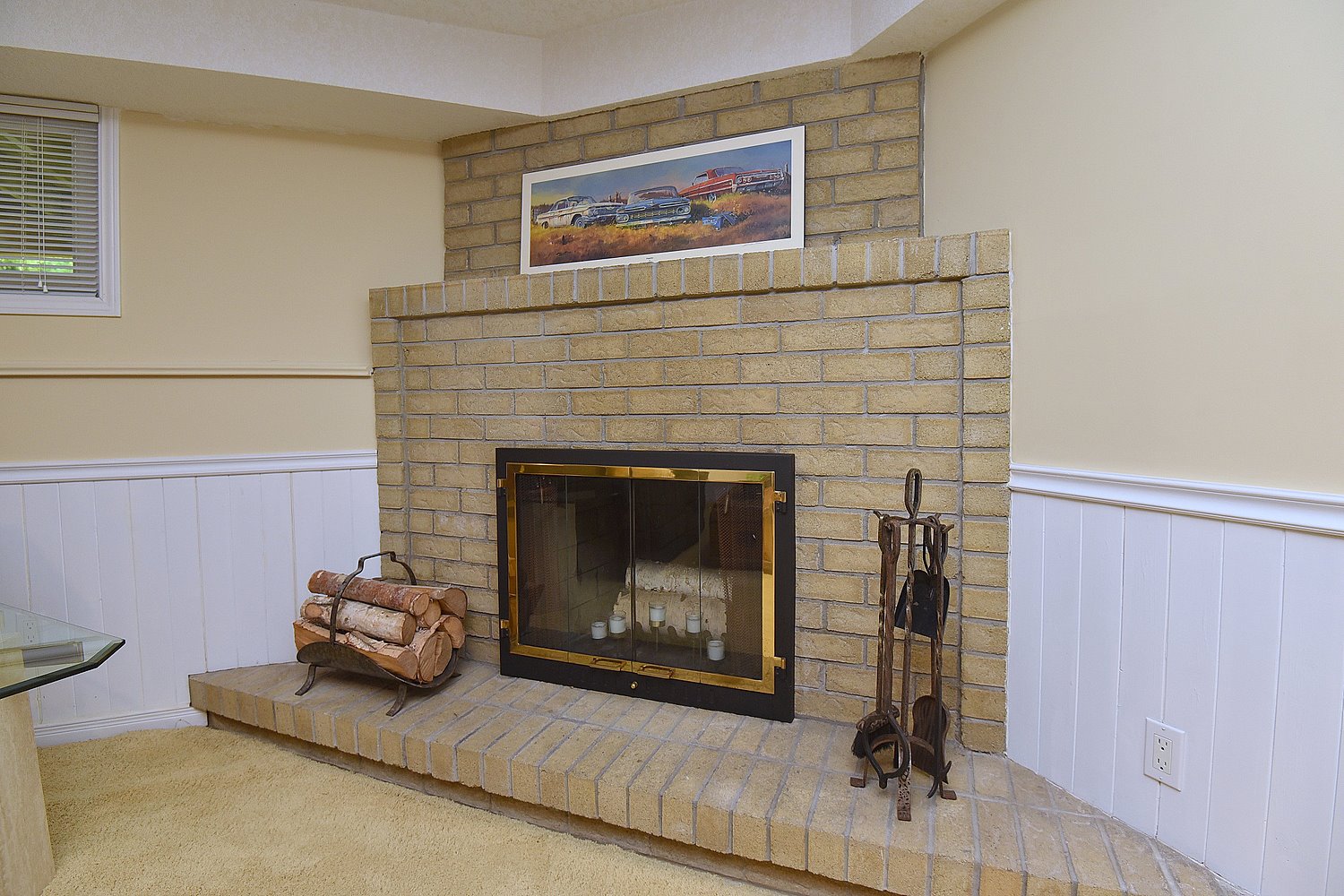 Rec-Room Fireplace