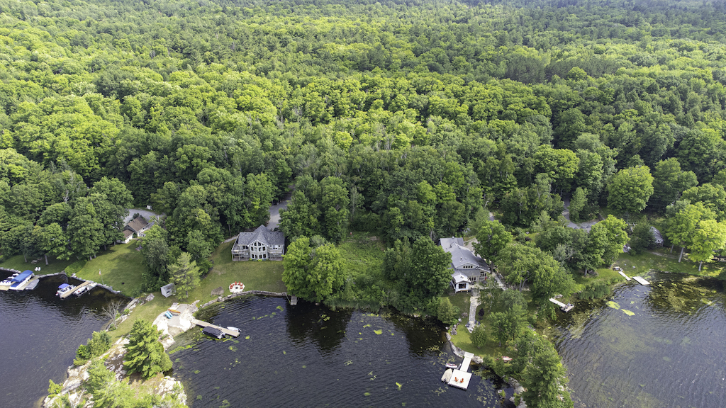 Aerial Waterfront Lot